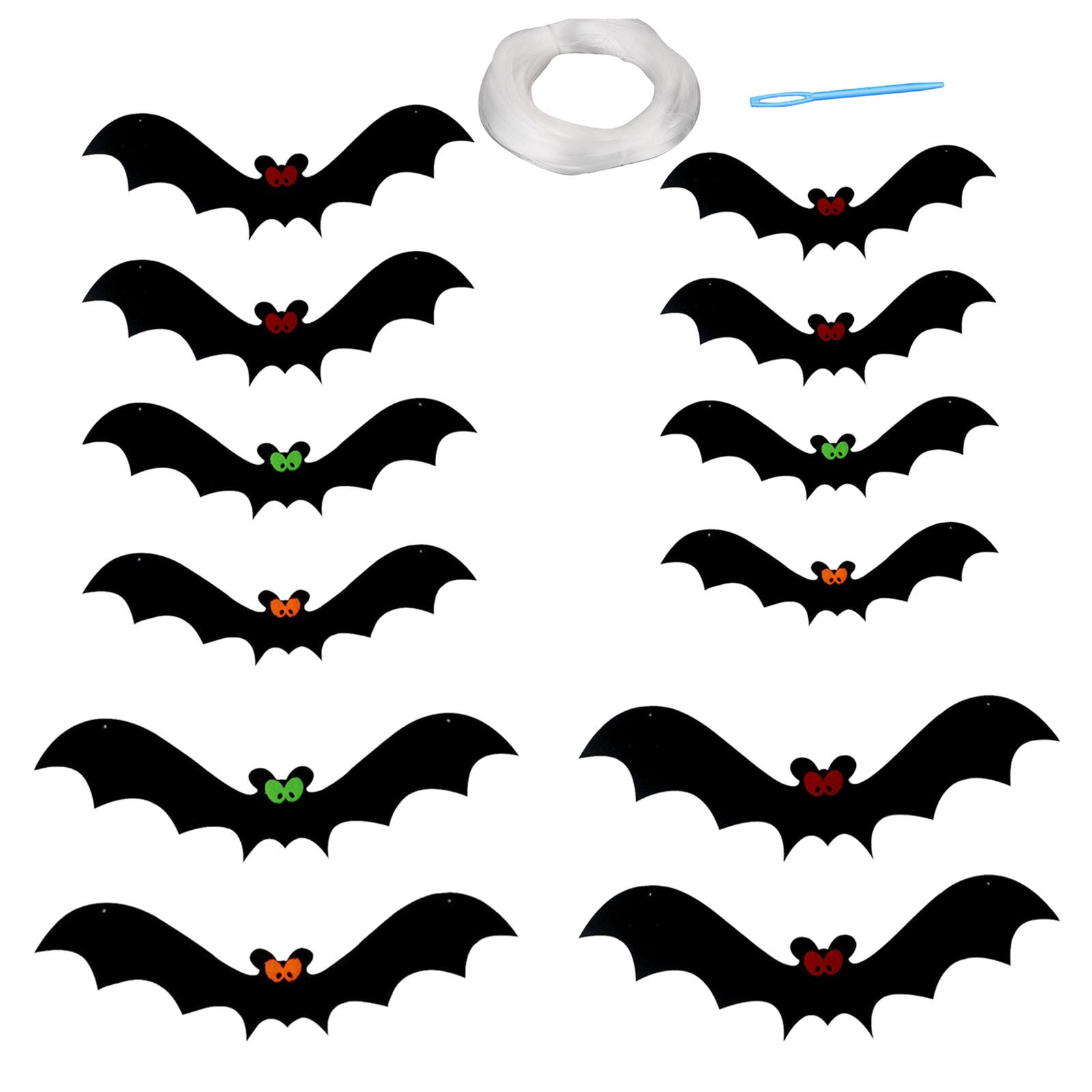 12 Piece Courtyard Porch Decoration Indoor Decoration Hanging Bat