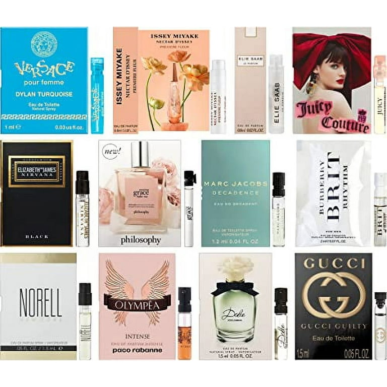 12 Piece Designer Fragrance .. Samples for Women - Walmart.com