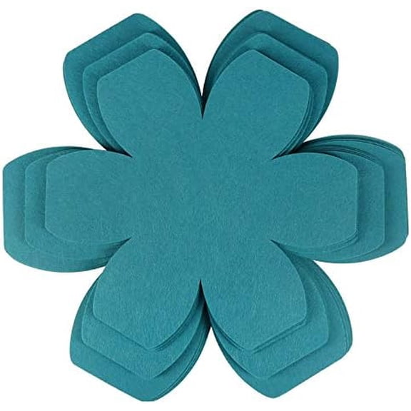12-Piece Felt Pan Protector Set - 3 Sizes Thick Cyan Pads for Stacking & Protecting Cookware