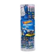 12 Piece Hot Wheels Jumbo Pencil with Sharpener , party favors, 12 Count