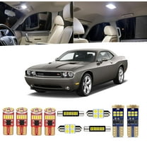 12 Piece Interior LED Lights Kit for Dodge Challenger 2009 2010 2011 2012 2013 2014 Interior LED Light Bulbs Package   Install Tool