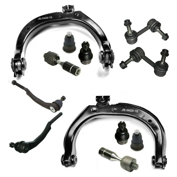 12 Piece Kit Control Arms / Ball Joints / Tie Rod Ends / Sway Bar End Links Fits select: 2002-2003 CHEVROLET TRAILBLAZER, 2002-2003 GMC ENVOY