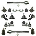 thumbnail image 1 of 12 Piece Kit Inner & Outer Tie Rods and Ball Joints Fits select: 1985-1987 PONTIAC FIERO GT, 1984 PONTIAC FIERO SE, 1 of 10
