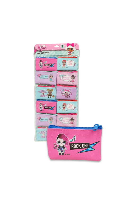 Mini Coin Purse, 12-Piece, Multicolor