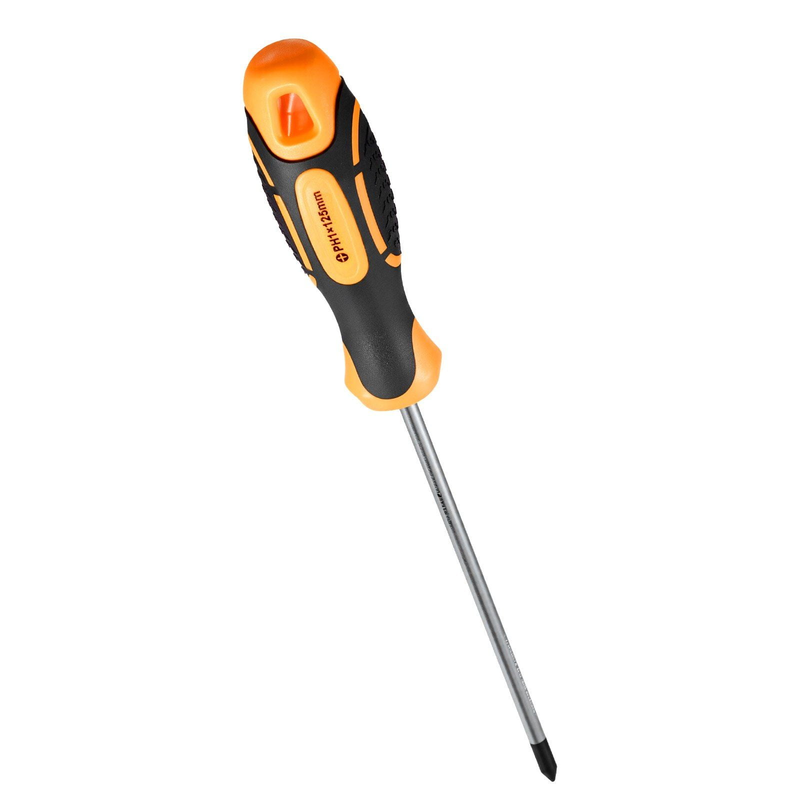 12-Piece Magnetic Screwdriver Set with 5 Phillips and 5 Slotted Tips, Includes Magnetizer and Demagnetizer Tool