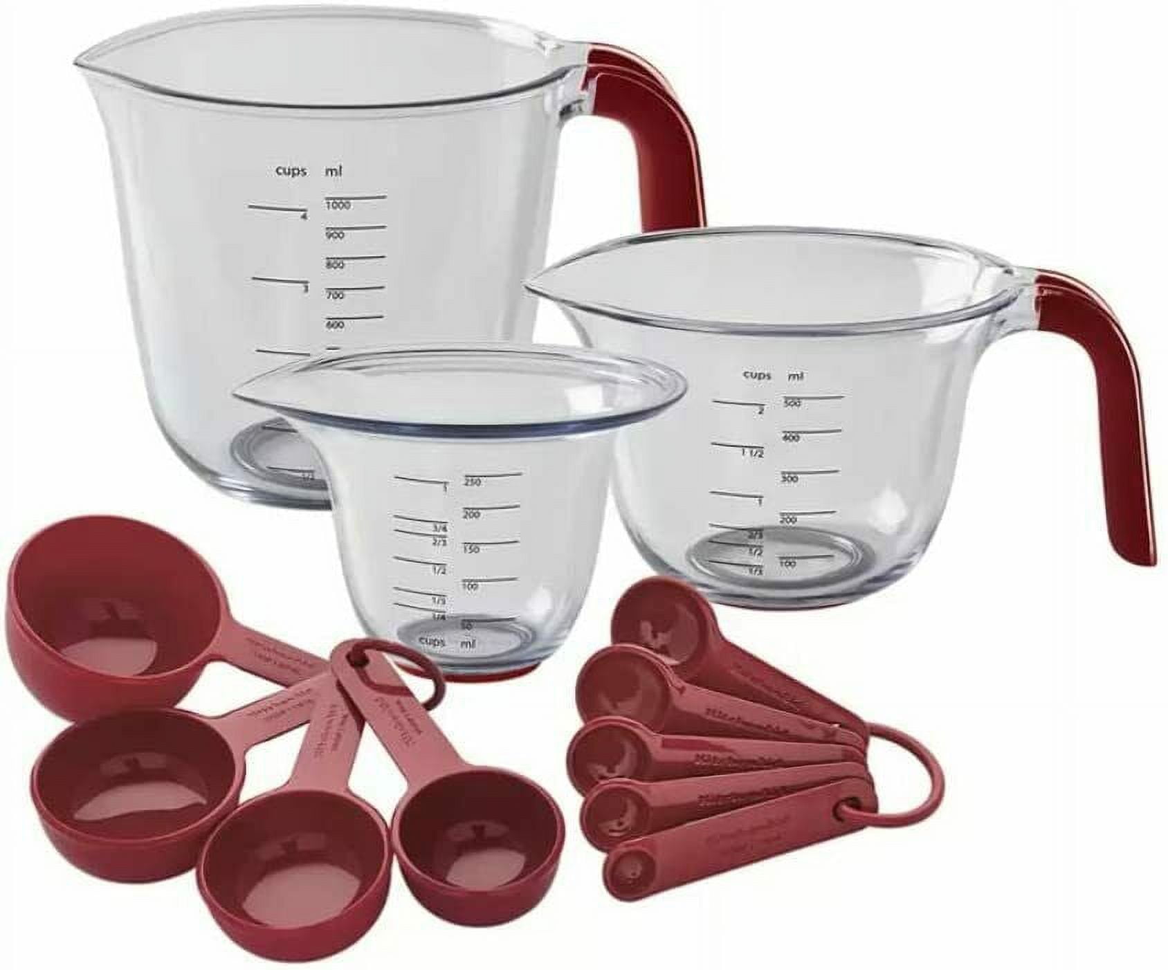 Large Print Measuring Cups & Spoons (12 piece set, white) – Cleveland Sight  Center
