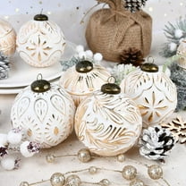 12-Piece Metallic Christmas Ball Ornament Set with Shimmering Finish for Complete Tree Decoration, 3.15″ Festive Hanging Decorations B