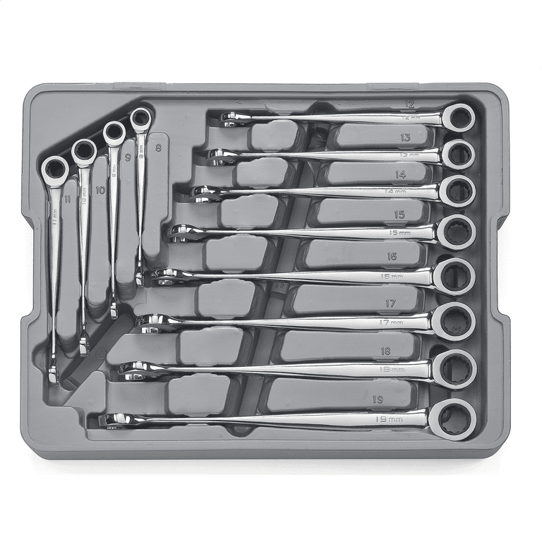 Metric X-Beam Ratcheting Wrench Set (12-Piece) Metric X-Beam Ratcheting Wrench Set (12-Piece)