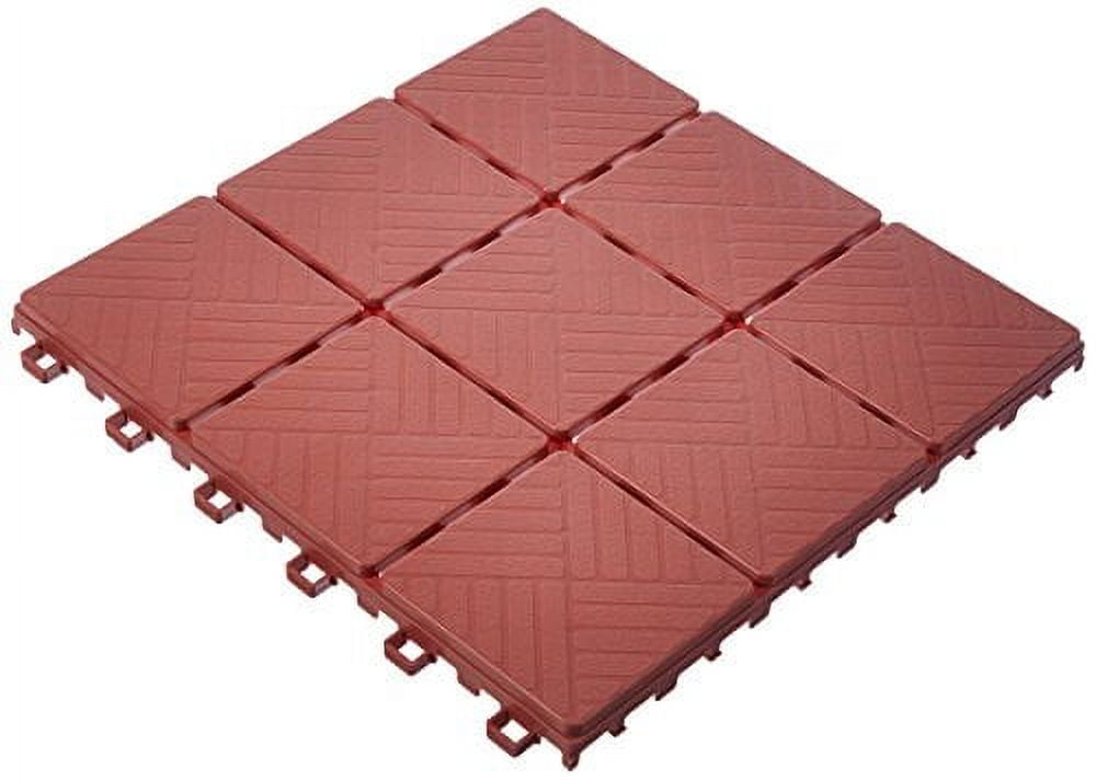 Quick-Snap Patio Walkway Pavers 12-Piece Set Quick-Snap Patio Walkway Pavers 12-Piece Set