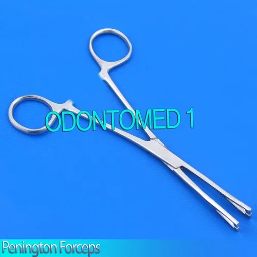 12 Piece Penington Forceps Sloted 6" Body Piercing Forceps Without Ratchet