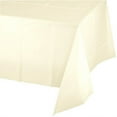thumbnail image 1 of 12 Piece Plastic Disposable Tablecloth 54 x 108 Inch Rectangle Table Cover (White), 1 of 1