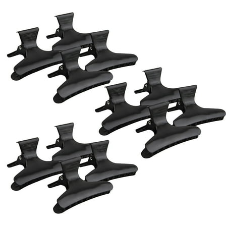 12-Piece Hair Clips - Ideal for Salon and Home Use