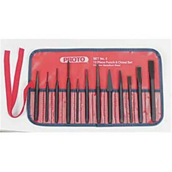 12 Piece Punch & Chisel Set