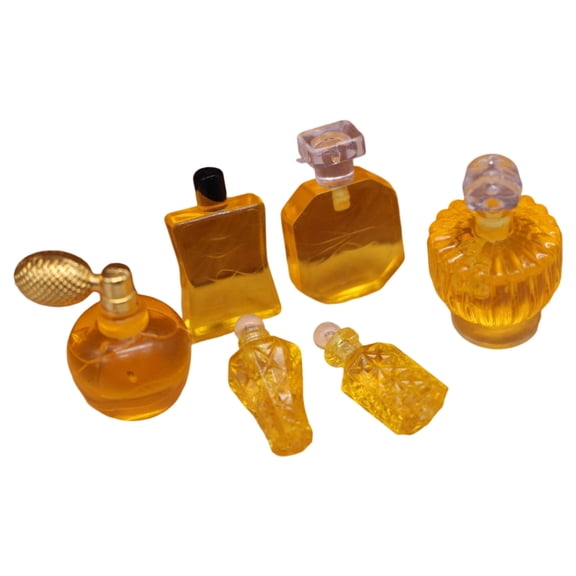 12 Piece Realistic Scent Bottle Set Dollhouses Furniture Accessories Safe Resin Kids Learning Through Play Gift