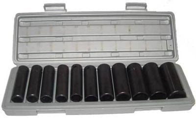 SAE Standard Deep Well Impact Socket Wrench Set