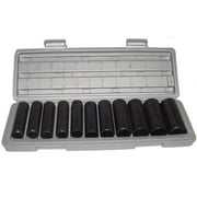 SAE Standard Deep Well Impact Socket Wrench Set