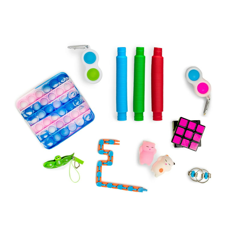 50 Piece Fidget Toys Sensory Pack Bulk Fidgets Pop Its Dimples Party Favors  NEW