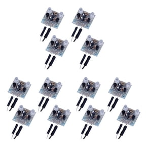 12-Piece Set 5mm LED Flash DIY Kit Electronic  Kit PCB Circuit Welding Skills Learning Training Kit