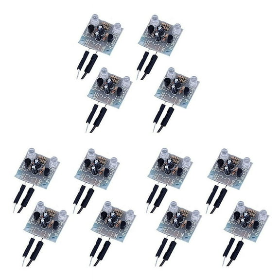 12-Piece Set 5mm LED Flash DIY Kit Electronic Kit PCB Circuit Welding Skills Learning Training Kit