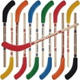 thumbnail image 1 of 12 - Piece Set of 9 - Inch Hockey - Stick - Themed Pencils with Erasers: Ideal Bulk Party Supplies for Hockey Fans, Students. Perfect as Stocking Stuffers and Goodie Bag Favors for Birthday Parties, 1 of 5