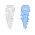 thumbnail image 1 of 12-Piece Silicone Expandable Lids Durable, Eco-friendly Elastic Lids Reusable And Heat-resistant Multiple Sizes For Bowls (Blue 12-piece Set, White 12-piece Set), 1 of 5