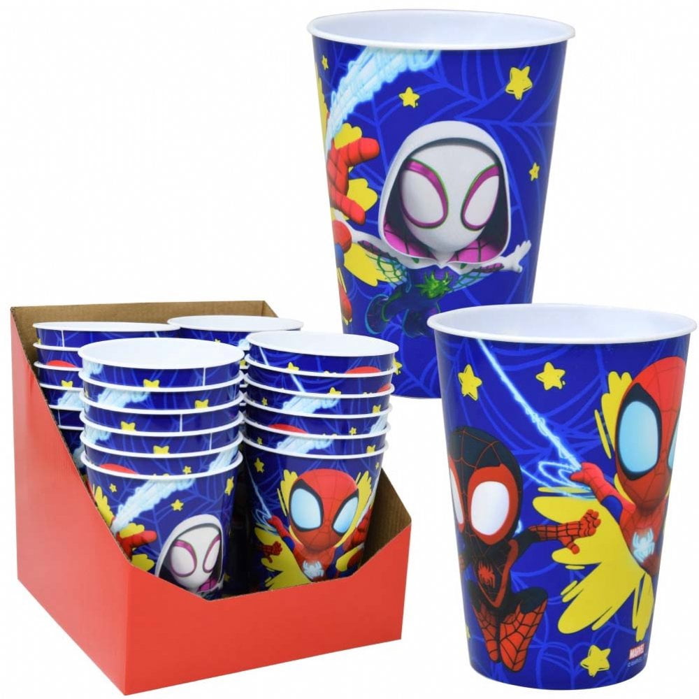 12 Piece Spidey & Friends 15oz PP Tumbler in PDQ, party favors, boys ...