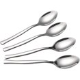 12Piece Stainless Steel Dessert Spoons Small Spoon Set for Ice Cream