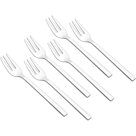 12-Piece Stainless Steel Small Tasting Fork, 3-Tines Fork