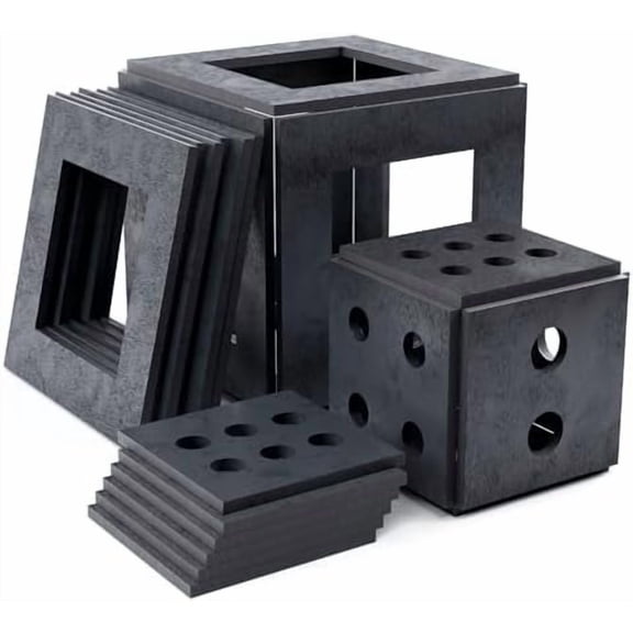 12-Piece Welding Coupons 1/8" Welding Practice Kit 11 Gauge Beginners Welding Mild Steel Sheet Can Be Used to Make 1 Dice and 1 Cube Frame