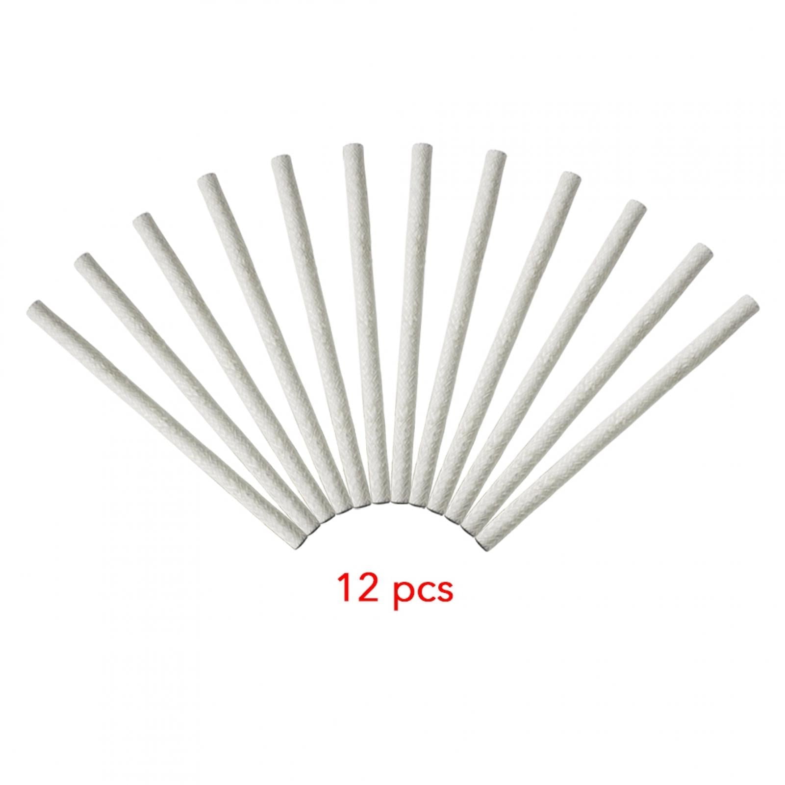 12 Piece Well Woven Fiberglass Wine Bottle Wick For Outdoor TIKI Torch (25cm/9.85in)