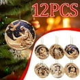 thumbnail image 1 of 12-Piece Wooden Nativity Ornaments – Religious Christmas Tree Tags, Faith Decor Set Hanging String Christian Gift for Home and Church, 1 of 8