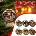thumbnail image 1 of 12-Piece Wooden Nativity Ornaments – Religious Christmas Tree Tags, Faith Decor Set Hanging String Christian Gift for Home and Church, 1 of 8