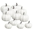 thumbnail image 1 of 12 Pieces Artificial Pumpkins Farmhouse Country Style Fall Thanksgiving Dining Table Centerpieces Kitchen Decor Sturdy Lightweight For Diy Crafts Party Decoration, 1 of 7