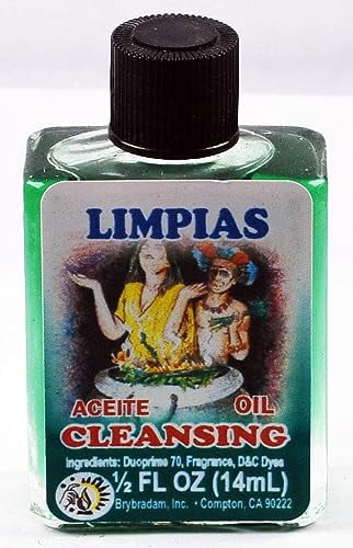 6 Piezas BRYBRADAN Limpiador Aceite Espiritual LIMPIAS ACEITE ESPIRITUAL -1/2 FL OZ 14.7ML