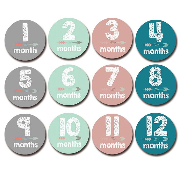 All Four Love Diy Month To Month Stickers Electronic Collage] Hollow