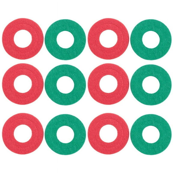 12 Pieces Battery Terminal Anti Washers Fiber Battery Terminal Protector, 6 Red and 6 Green