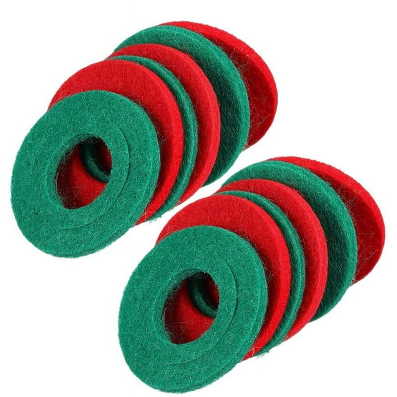 12 Pieces Battery Terminal Anti Washers Fiber Battery Terminal Protector, 6 Red and 6 Green
