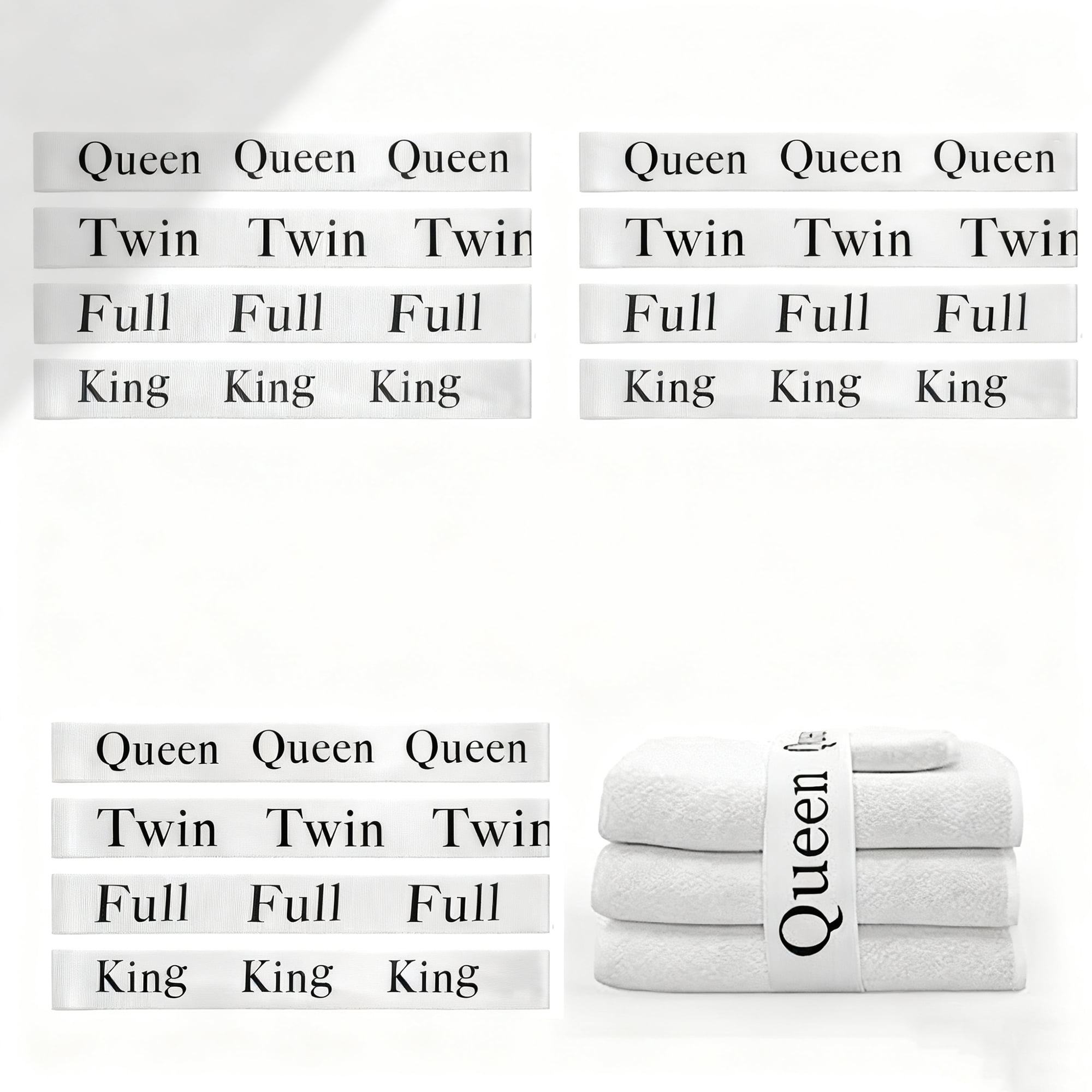 12 Pieces Bed Sheet Organizer Bands Bed Sheet Keepers Closet ...