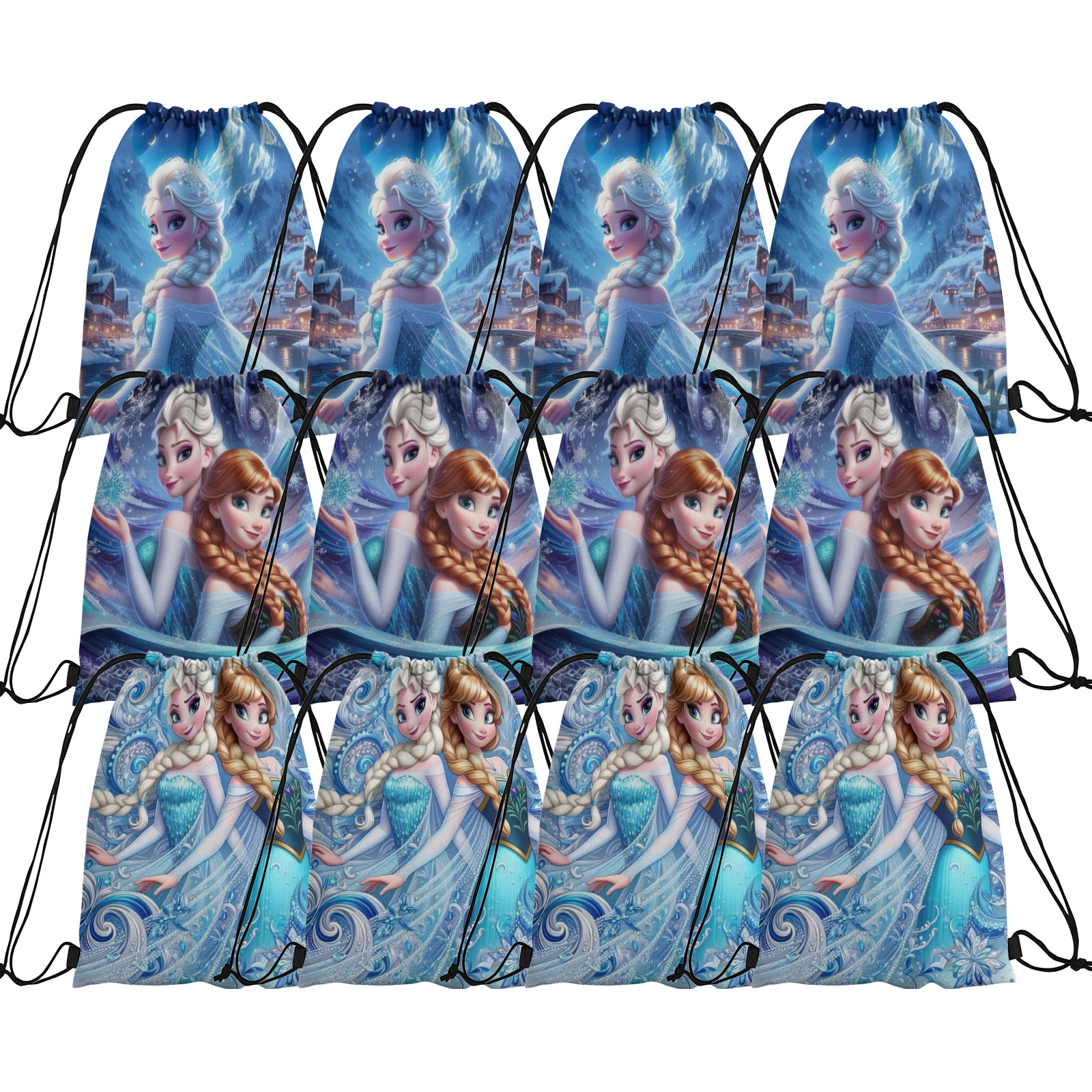 12 Pieces Cartoon Candy Drawstring Bag, Drawstring Goodie Favor Bags ...