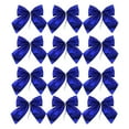 thumbnail image 1 of 12 Pieces Christmas Tiny Bows Mini Christmas Bows Satin Ribbon Bows Mini Craft Ribbon Wreaths Bows for Xmas Parties DIY Craft Wedding Decoration (Blue), 1 of 7