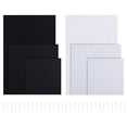 thumbnail image 1 of 12 Pieces Classic Reserve Aida Cloth with 30 Pcs Needles Stitch Fabric for DIY Handmade Sewing Accessories Supplies (Black & White) DIY, 1 of 7