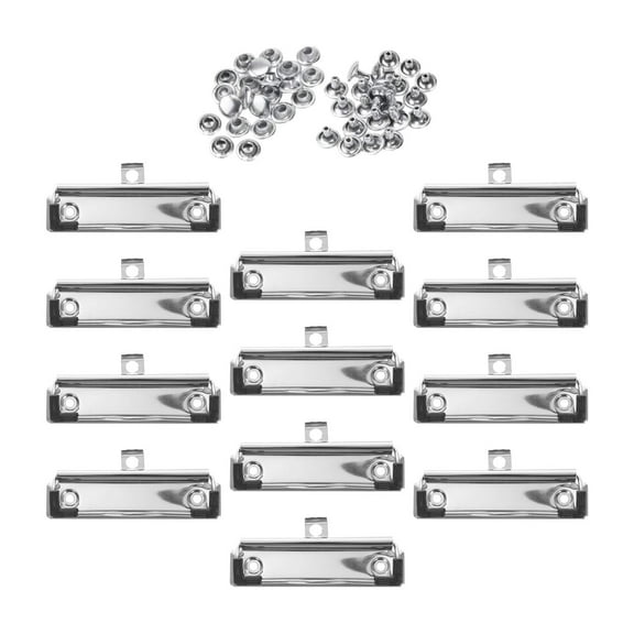 12 Pieces Clips for Clipboard Low Profile Clipboard Clips for Classroom Business