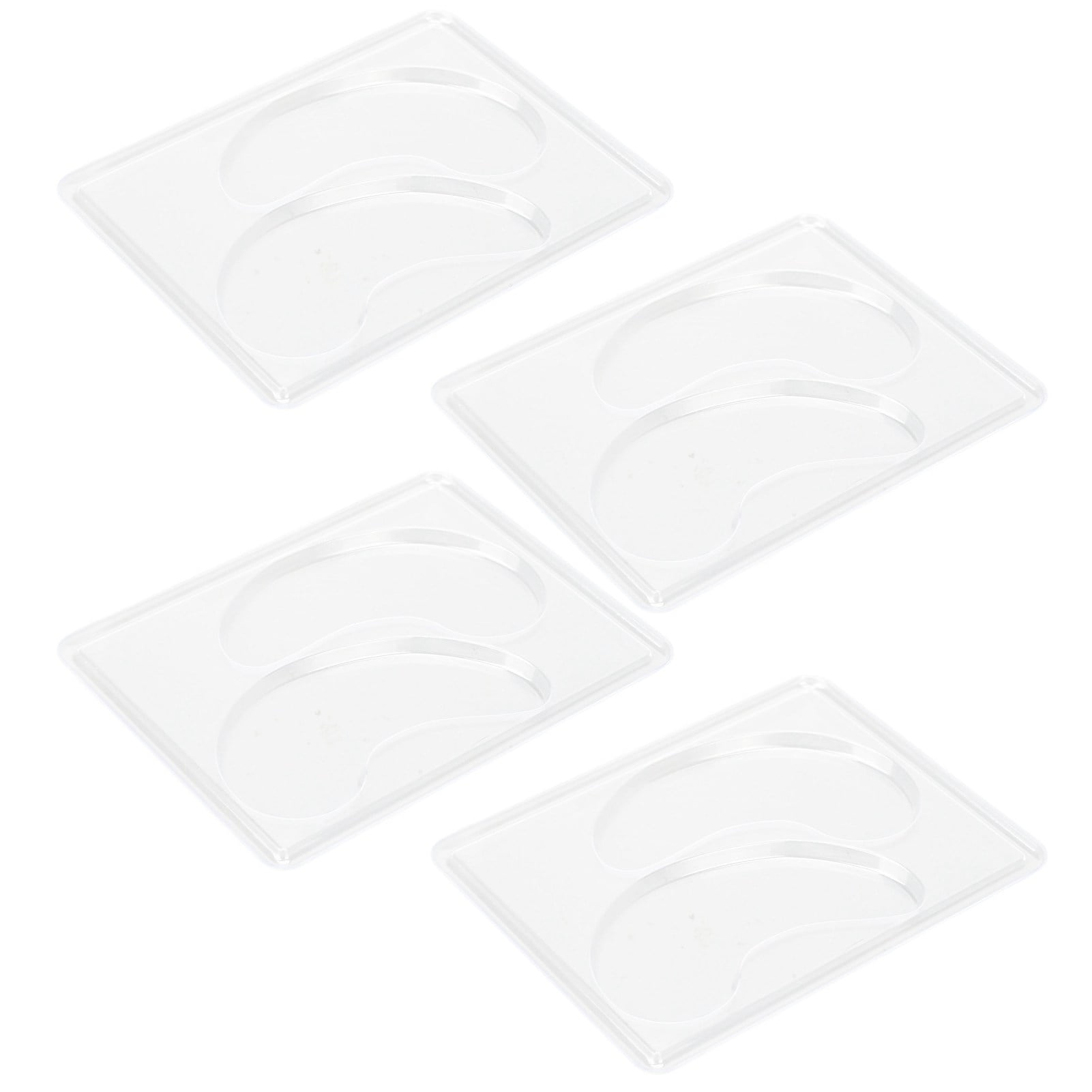 12 Pieces DIY Under Eye Patches Moulds, Reusable Transparent Eye Patch