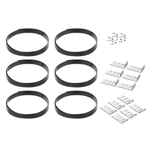 12 Pieces Drawer Support Brackets Repair Kit Screws Sturdy Nylon Hardware Replacement for Sagging MDF Drawers