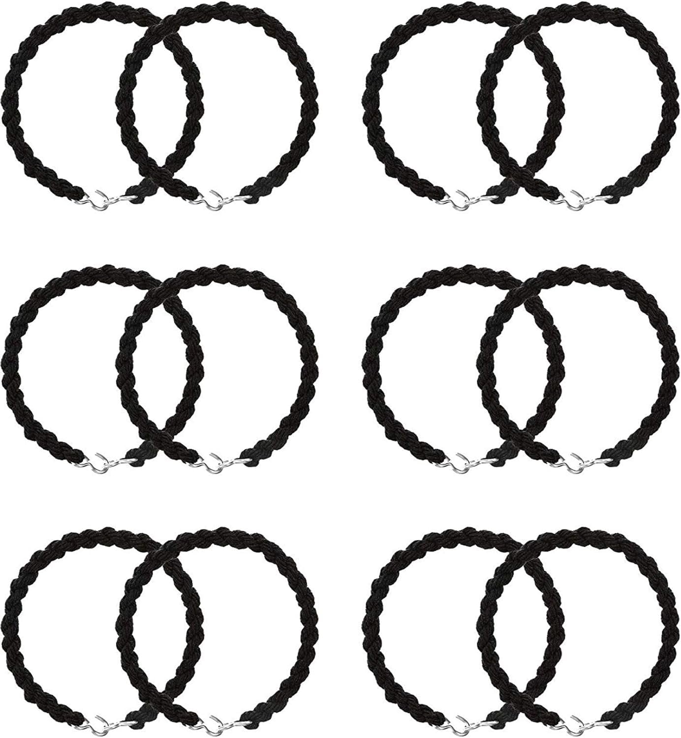 12 Pieces Elastic Boot Straps Military Leg Straps Blousing Garters with