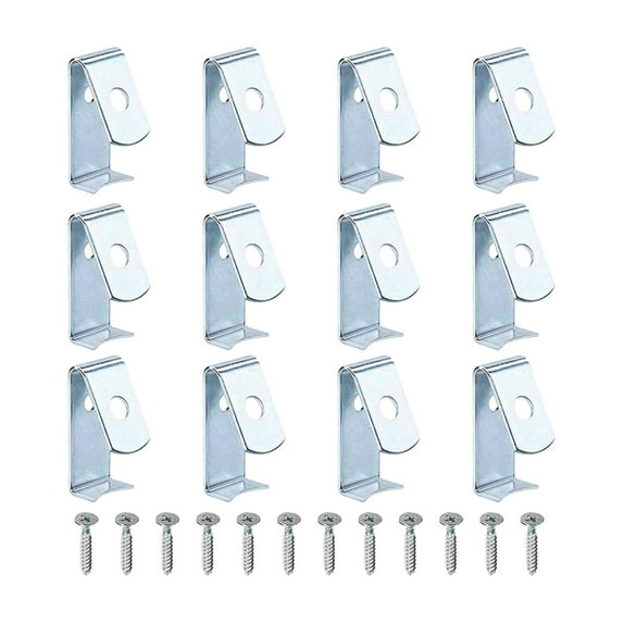 12 Pieces Flower Pot Clips Metal Outdoor Wall Hook for Outdoor Wall Backyard