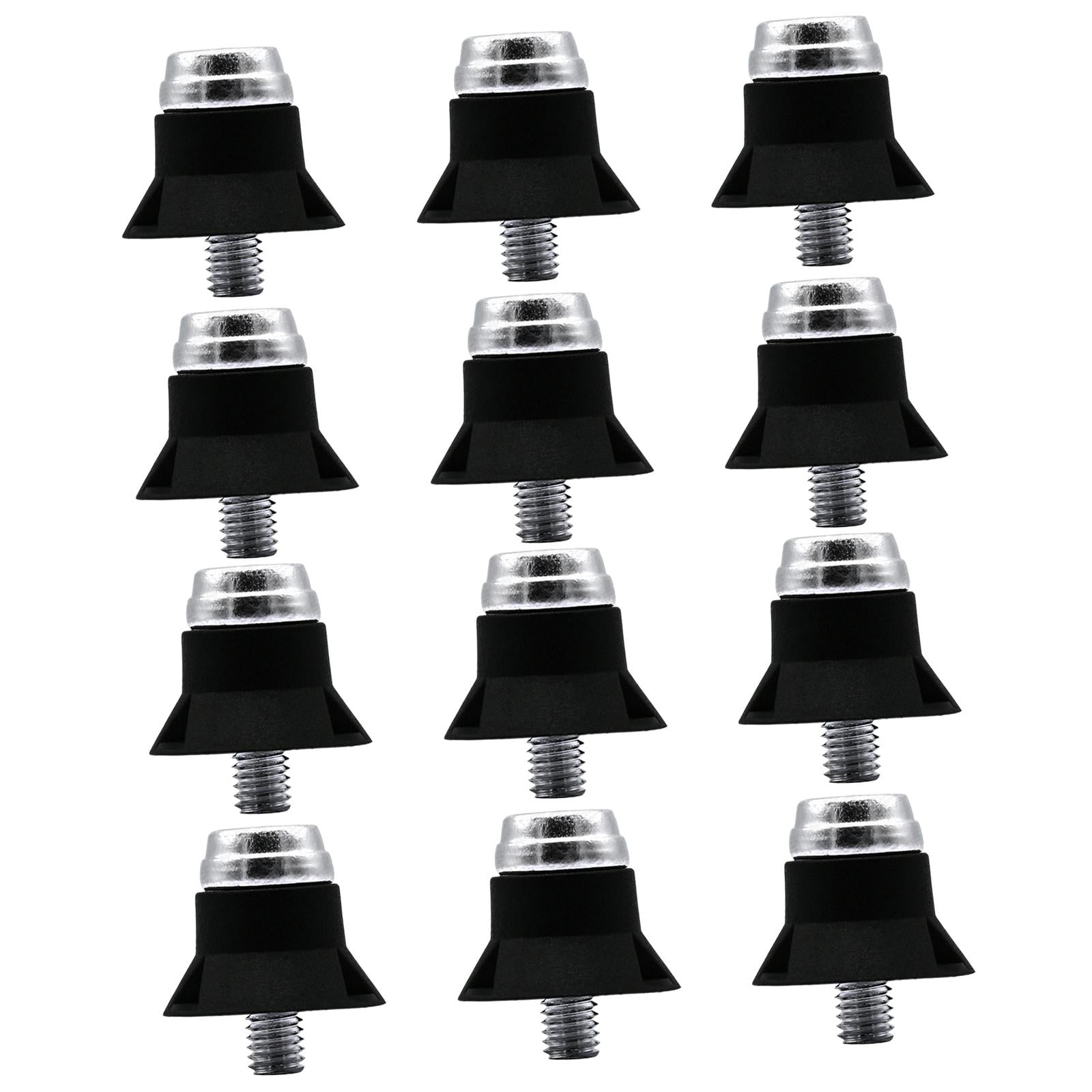 12 Pieces Football Shoe Spikes M5 Threaded Replacements Screw in Easy