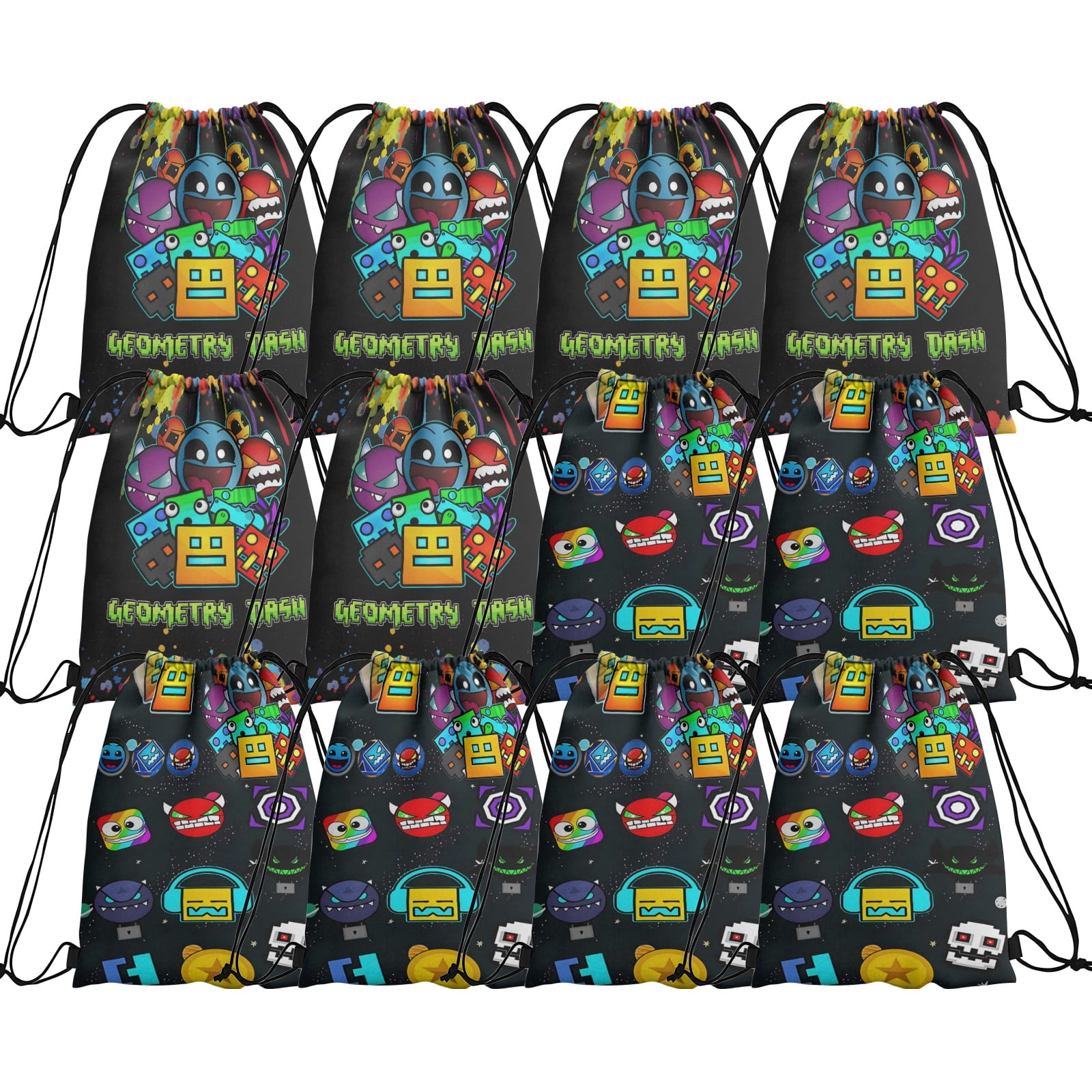 12 Pieces Geometry Candy Drawstring Bag, Drawstring Goodie Favor Bags ...
