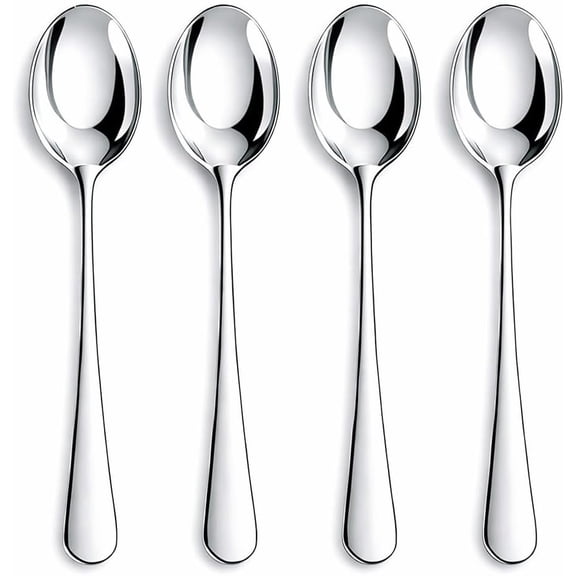 12 Pieces Heavy Duty Teaspoons Set,6.8" Tea Spoons Silverware,Food Grade Stainless Steel teaspoons,Small Spoons for Home, Kitchen, Restaurant,Mirror Polished and Dishwasher Safe