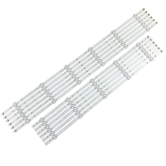 12 Pieces LED Backlight Strips for 65'' TV LB65065 E4ST6519RKU E4SW6518RKU NS65DF710NA21